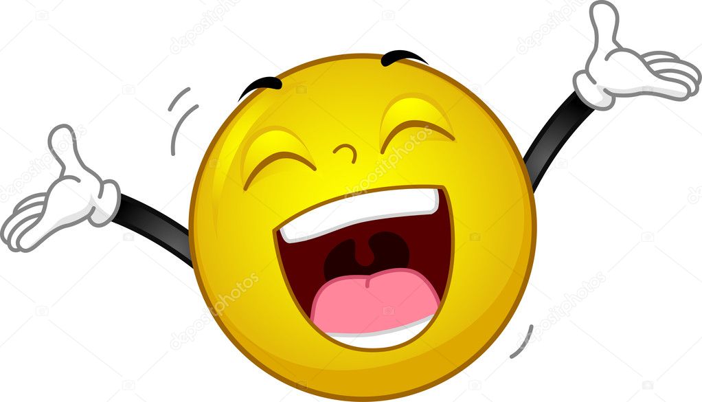 Smiley rire